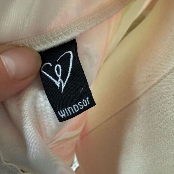 Windsor Large Print Floral Fit and Flare Mini Dress L - Picture 7 of 7